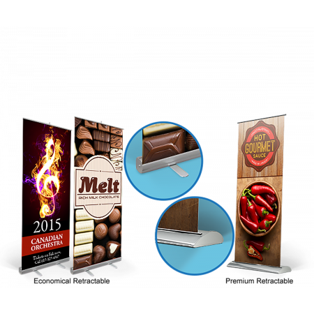 Custom Retractable Banner with Display Stand at Newprint store in Banners with SKU: RTRTBLWDPLYS59