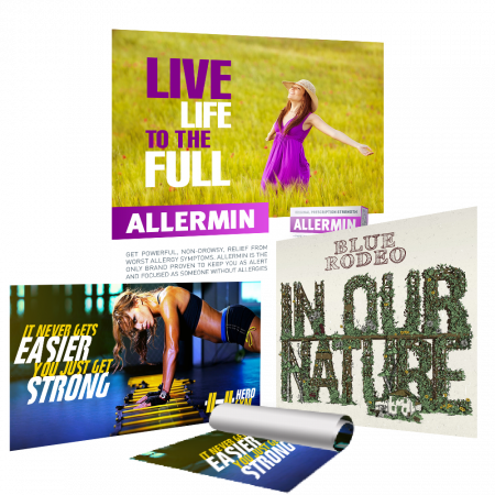 Custom Smooth Indoor Banner at Newprint store in Banners with SKU: LFSMTHINDRBNR