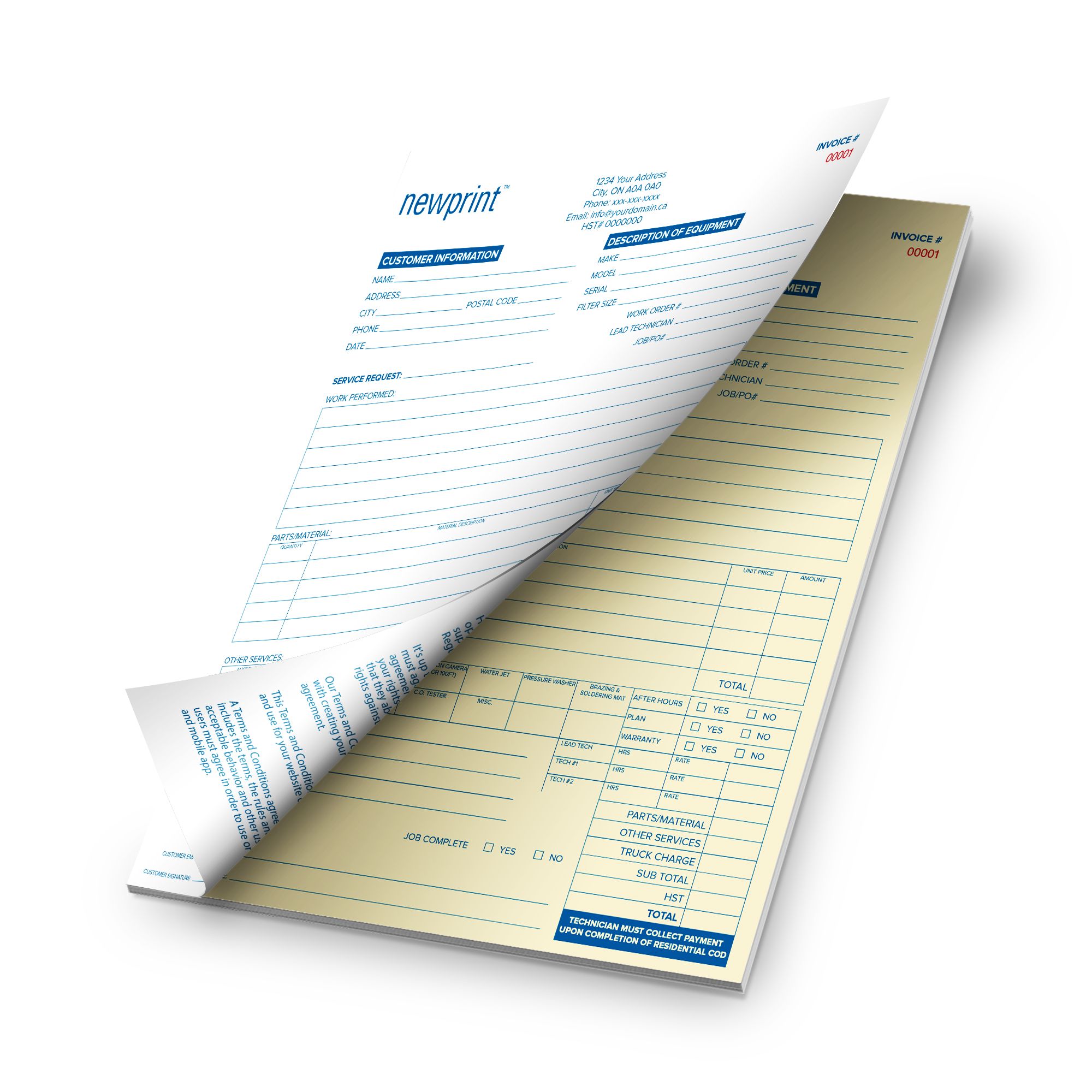NCR Carbonless Forms Printing Canada - NCR Forms