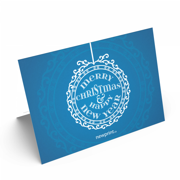 Blank Gloss Finish Greeting Cards - 10 Cards & 10 Envelopes, Perfect For Christmas