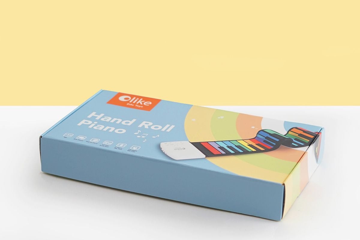 Toy Packaging Design Tips design for a roll piano