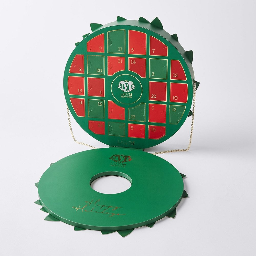 Holiday packaging for advent calendar with bon-bons
