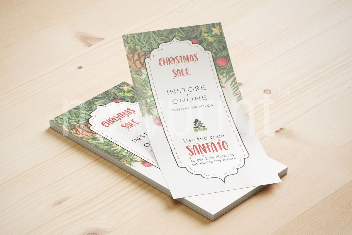 Coupons as an exaple of holiday gift packaging ideas