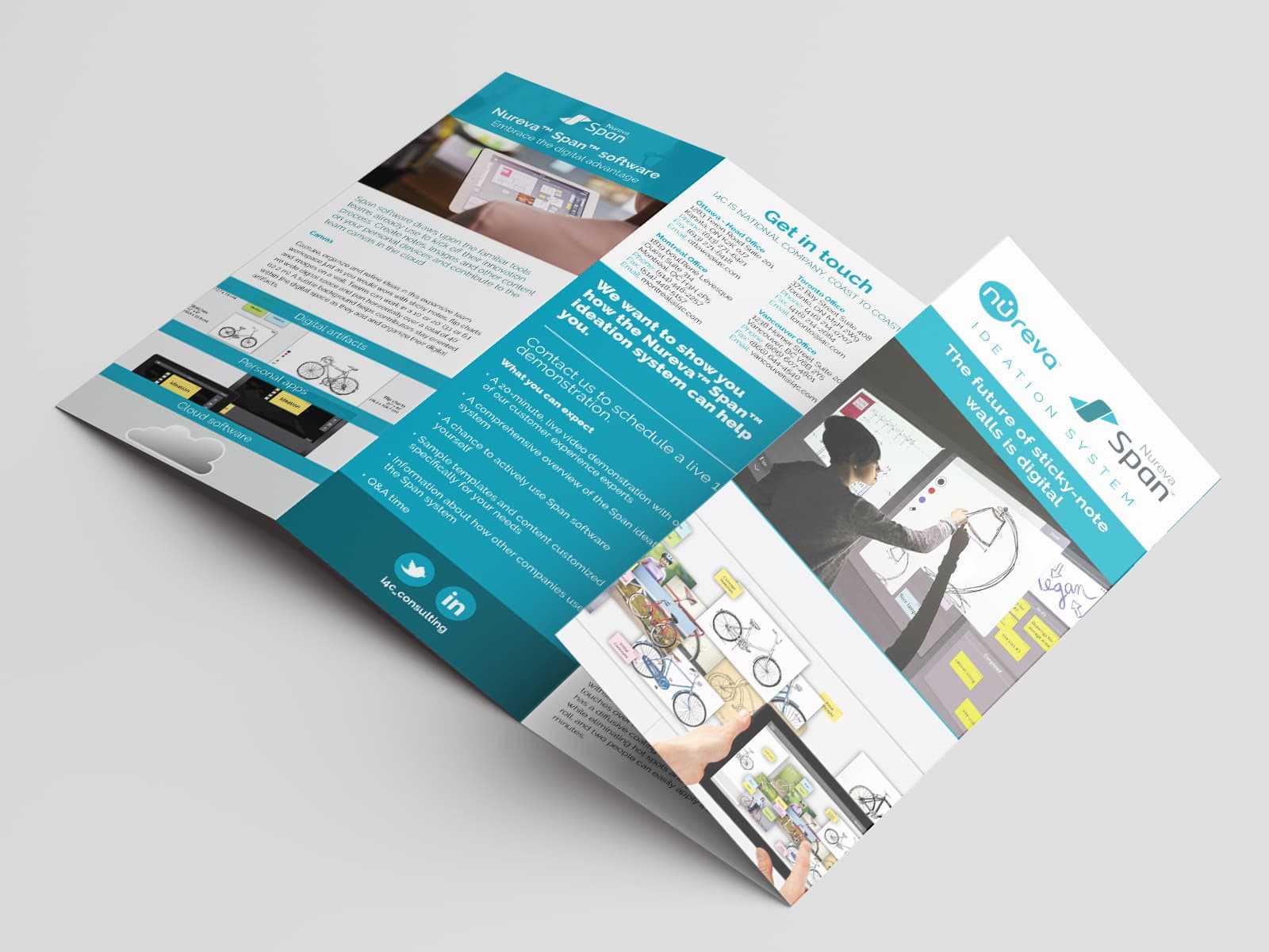 How to design a brochure - 4 panel