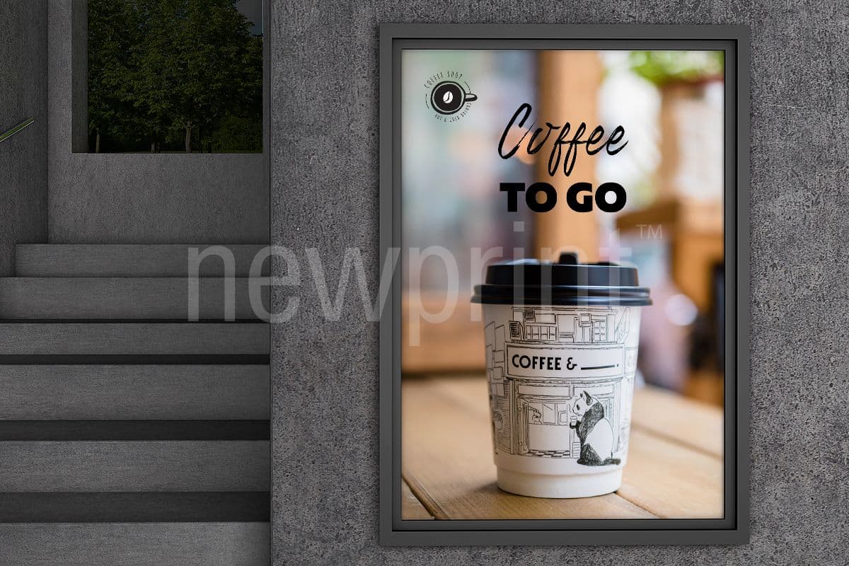 large format printing - coffee to go