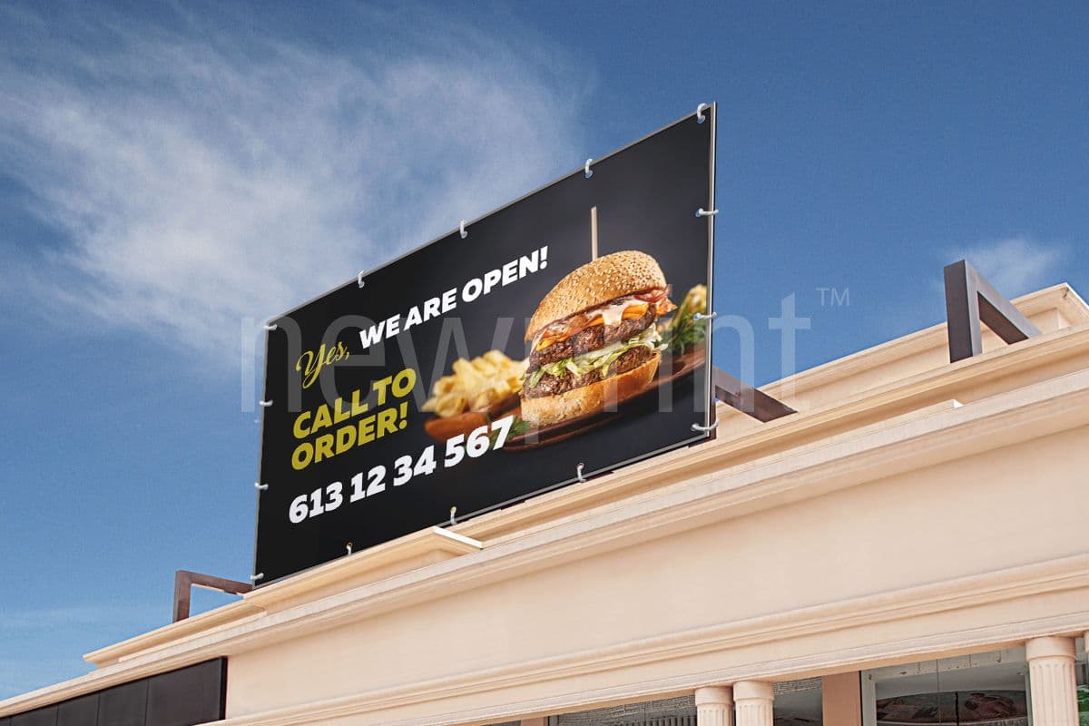 large format printing - outdoor banner