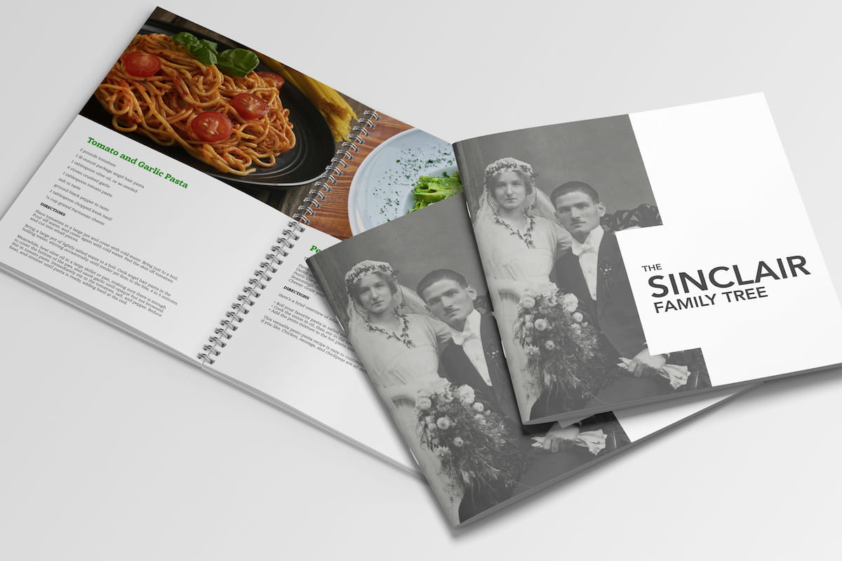 Three books with different binding types and formats.