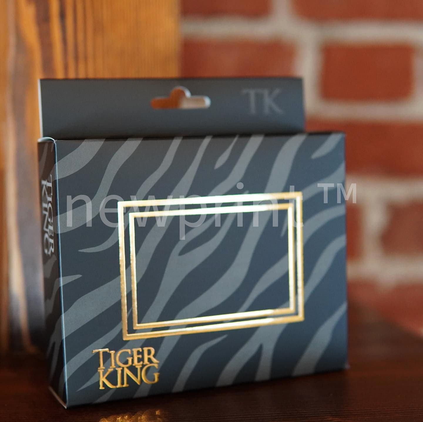 Newprint packaging printing Tiger King box