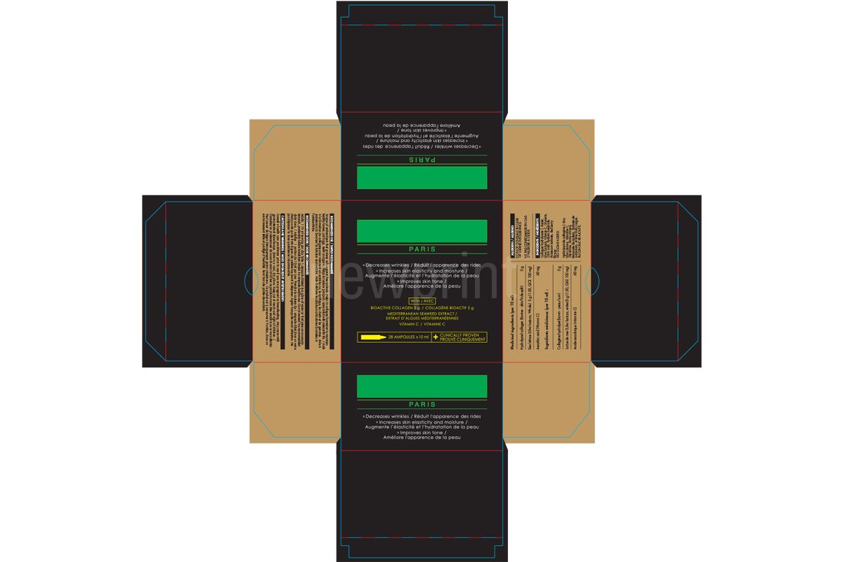 How to Choose the Right Packaging for Your Product - custom printed packaging box - An Adobe Illustrator artboard containing a dieline of a gift box lid, with cosmetic cream design applied