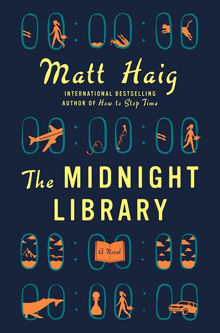 best Creative book cover design Matt Haig; The Midnight Library