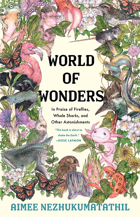 best Creative book cover design Aimee Nezhukumatathil, World of Wonders