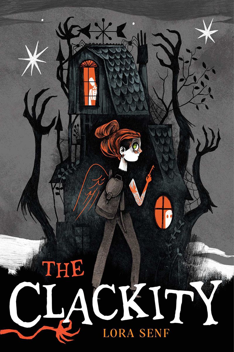 Best book covers of 2022 - The Clackity by Lora Senf
