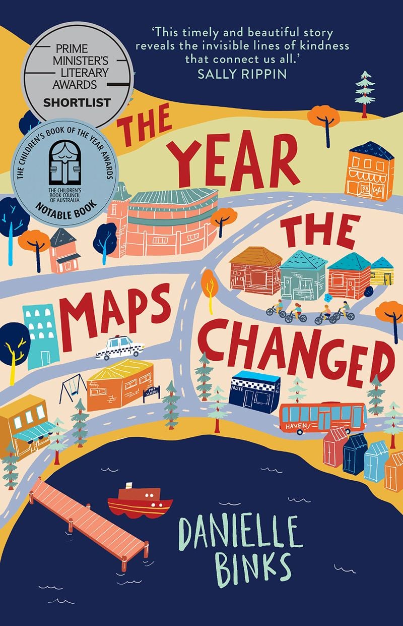 Best book covers of 2022 - The Year the Maps Changed by Danielle Binks