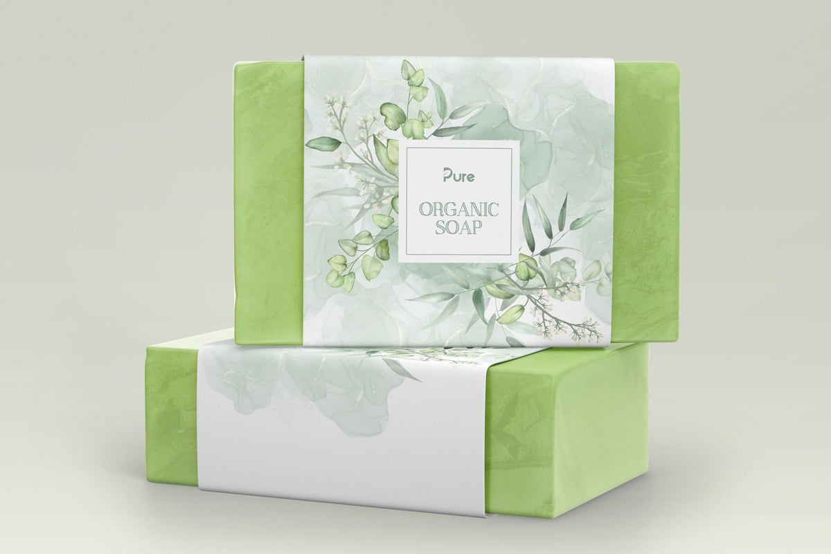 Image showing Box Sleeve used as cosmetics packaging for the soap.