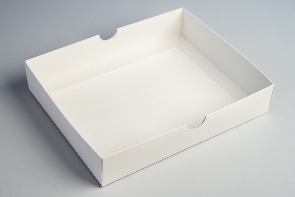 Image showing white lid for custom gift boxes.