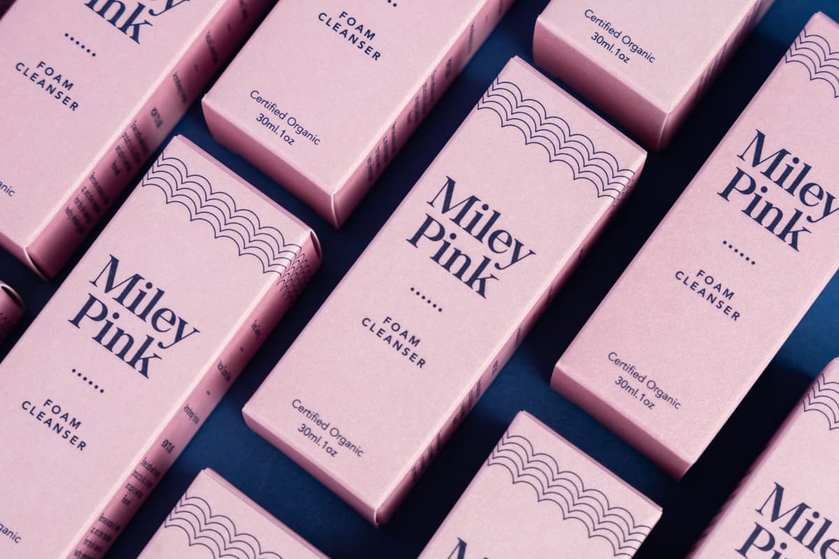 Multiple printed box packages.