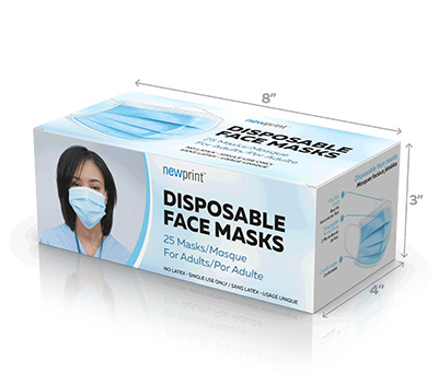 Face Mask Boxes that fits 25 face masks