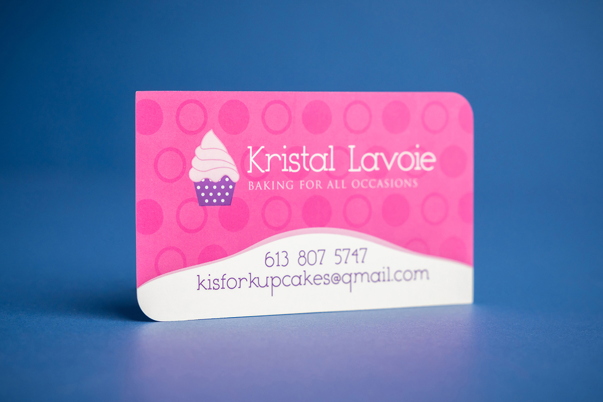 Image of a business card printed on plastic.